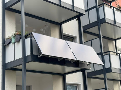 Montageset Balkon / Flachdach Aufständerung