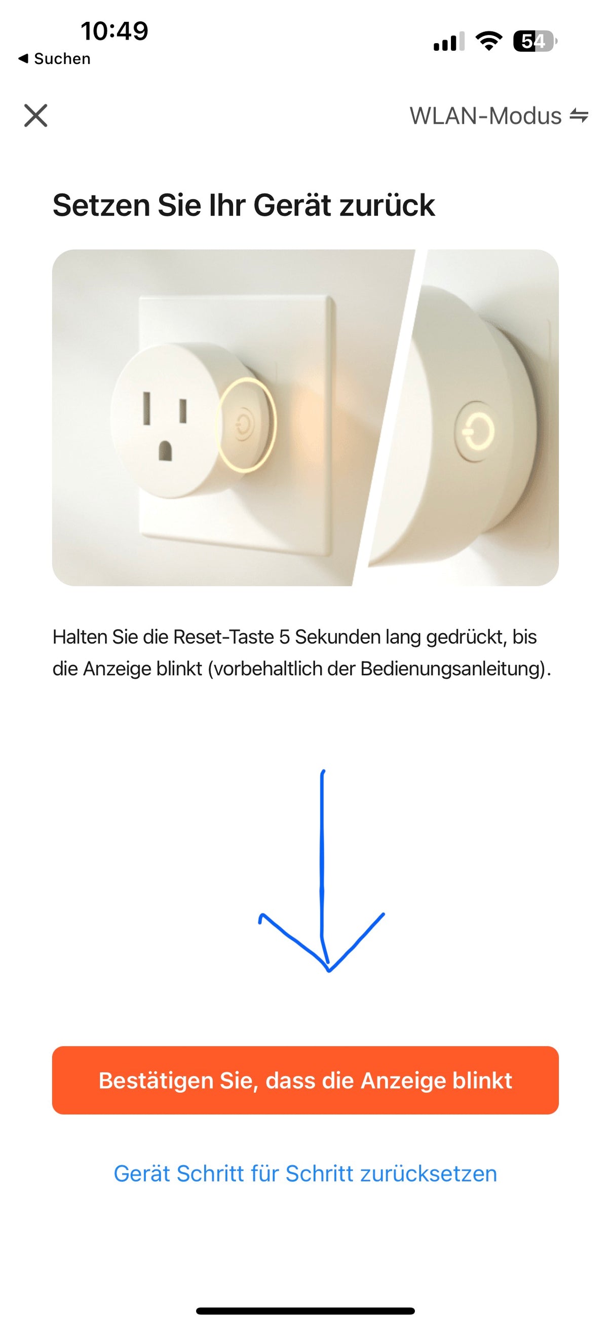 Smart Plug Verbindung mit Smartphone 4