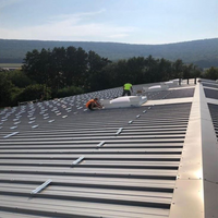Trapezdach / Direktmontage mit End-/Mittelklemmen PV Aufständerung Solarmodul