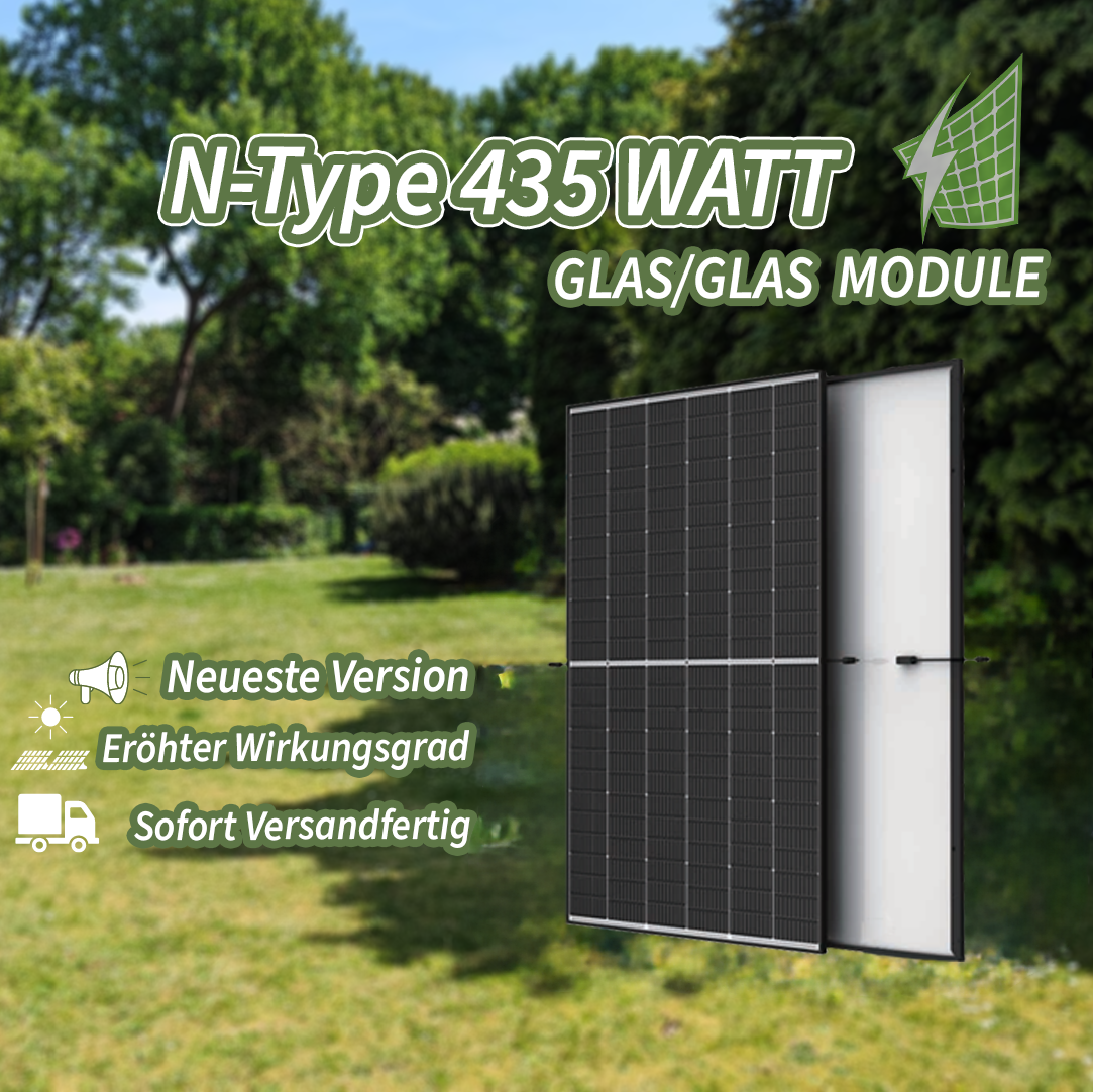 Neuste Version N-Type 435 Watt Trina Module Werbeplakat