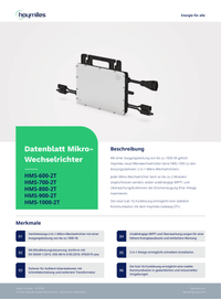 800 / 860 Watt WLAN Wifi Balkonkraftwerk HOYMILES / TSUN MS800 mit Premium 430W Modulen N-Type - BIFAZIAL