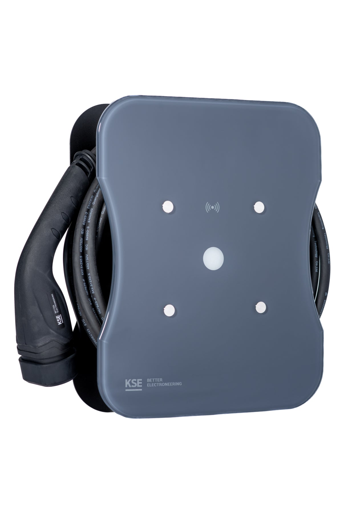 KSE Wallbox 11kW "ChargeConnect PRO" cool grey 5,5m Kabel - Gartenkraftwerke