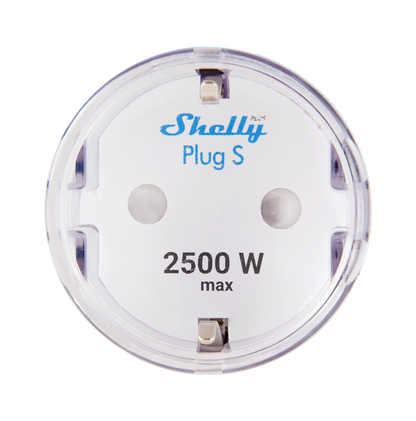 Shelly Plus Plug S - Smart WiFi Steckdose Zwischenstecker mit Leistungsmessung bis 2500 W - Gartenkraftwerke